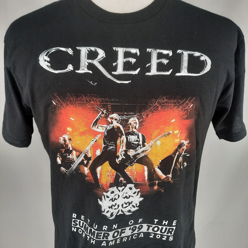 2025 Creed Return Of The Summer Of 99 Tour T-Shirt Men's L North American Tour
